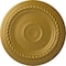 Ekena Millwork Small Alexandria Ceiling Medallion (Fits Canopies up to 4 5/8"), 7 7/8"OD x 3/4"P, Pharaohs Gold CM07ALPGS - alternate 1